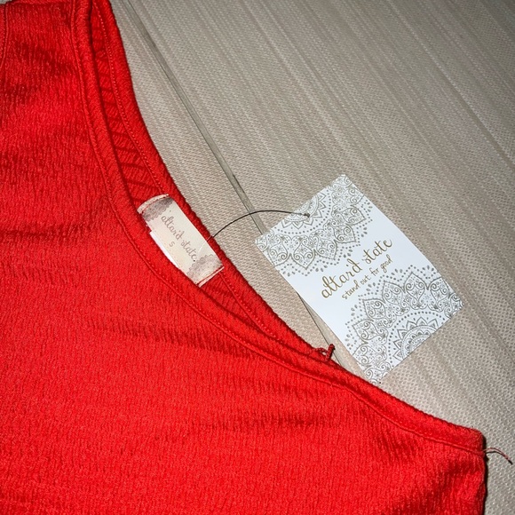 Altard state ribbed one shoulder top - Picture 2 of 4